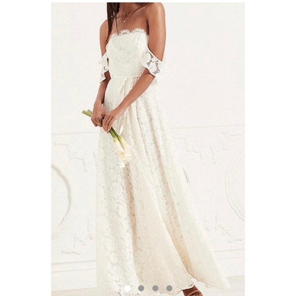 Lovers + Friends Wedding Dress